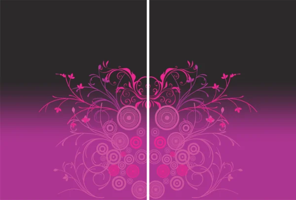 Floral Fucsia Negro