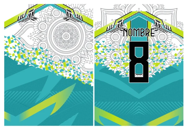 Mandala Jersey Verde 25